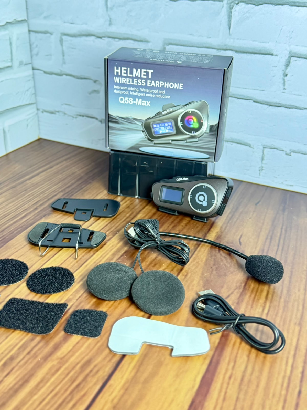 Intercomunicador para Casco  Q58 MAX— Habla con tu Compañero sin Gritar